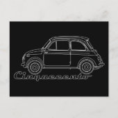 Oldtimer Fiat Cinquecento Der PUCH 500 Postkarte Briefkaart (Voorkant)