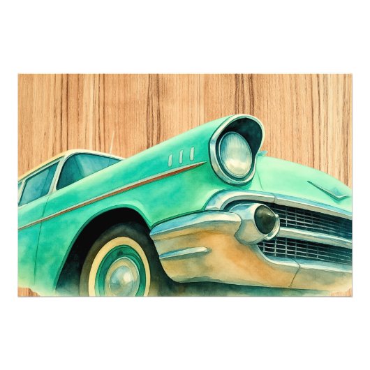 Oldtimer Foto Afdruk (Voorkant)
