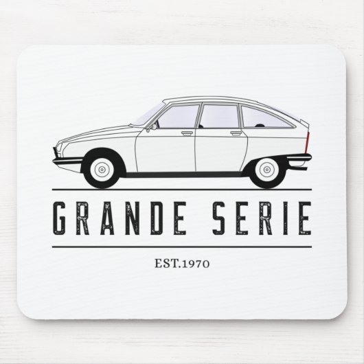 Oldtimer GS Pallas Franse Automotive Innovatie Muismat (Voorkant)