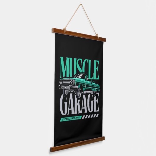 Oldtimer Hangend Wandkleed (Gebogen)