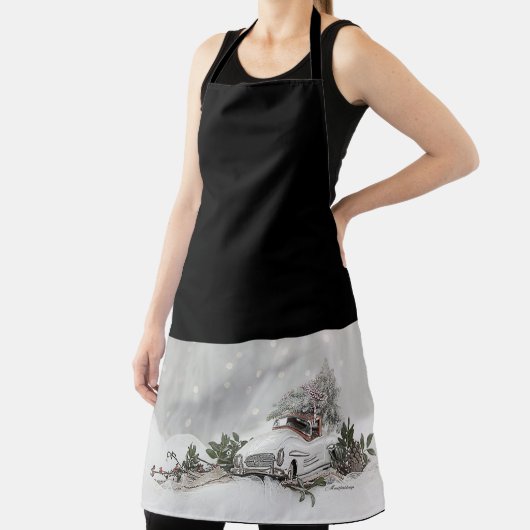 Oldtimer im Schnee Schort (Insitu)