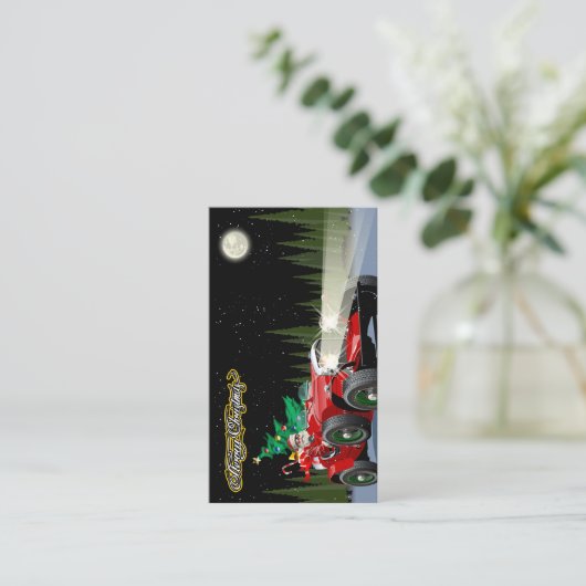 oldtimer informatiekaartje (Staand voorkant)