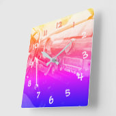 Oldtimer Innenraum Vierkante Klok (Hoek)