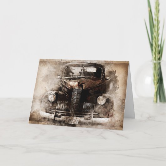 Oldtimer Kaart (Voorkant)