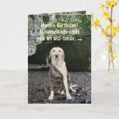 oldtimer kaart (Gele Bloem)