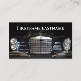 Oldtimer Mercedes Benz historische auto conservato Visitekaartje