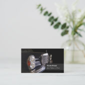 Oldtimer Mercedes Benz historische auto restaurato Visitekaartje (Staand voorkant)