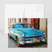 Oldtimer op Cuba Briefkaart (Voorkant / Achterkant)