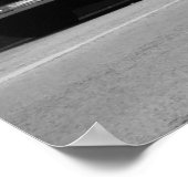 Oldtimer op Ocean Drive Miami Beach Poster (Hoek)