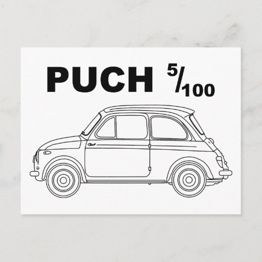 Oldtimer Österreich Steiermark Steyr Puch 500 Briefkaart (Voorkant)