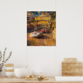 Oldtimer race poster (Keuken)