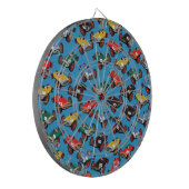 Oldtimer Racende Auto's Dartbord (Voorkant Links)