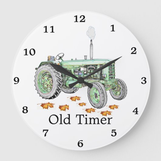 oldtimer trekklok grote klok (Voorkant)