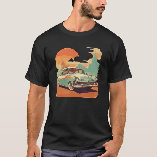 oldtimer vintage shirt graphics (Voorkant)