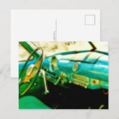 Oldtimer von innen auf Kuba Briefkaart (Voorkant / Achterkant)