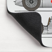 Oldtimer Zilveren Pijl Duitsland 1939 Auto-Unie Muismat (Hoek)