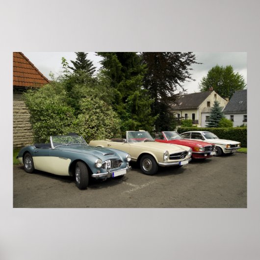 Oldtimerparade Poster (Voorkant)