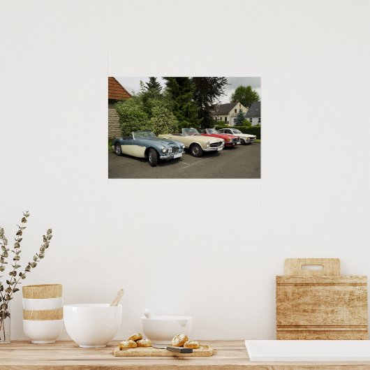 Oldtimerparade Poster (Keuken)