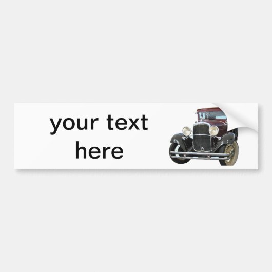 oldtimers bumpersticker (Voorkant)