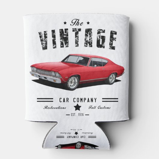 oldtimers co chevelle blikjeskoeler (Achterkant)