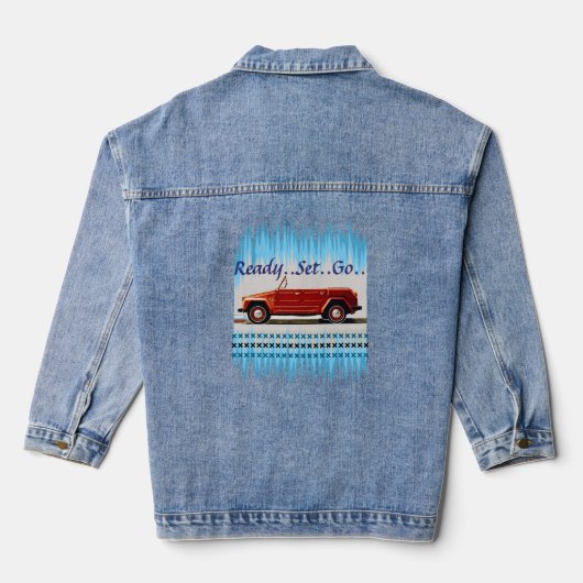 oldtimers denim jacket (Achterkant)