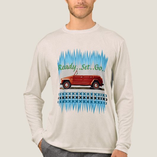 oldtimers Tri-Blend shirt (Voorkant volledig)