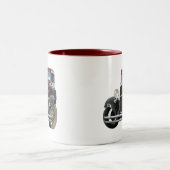 oldtimers tweekleurige koffiemok (Center)