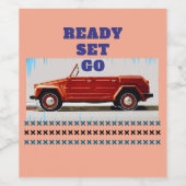 oldtimers wijn etiket (Enkel label)