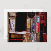 OldWest, Fort Worth Stockyards Bar Briefkaart (Voorkant / Achterkant)