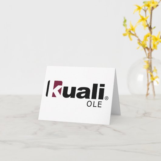 OLE-briefkaarten Kaart (Gele Bloem)