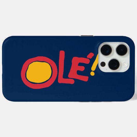 Ole! Case-Mate iPhone Case (Achterkant (horizontaal))
