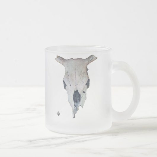 Ole Cow Skull Matglas Koffiemok (Rechts)