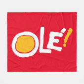 Ole! Fleece Deken (Voorkant (Horizontaal))