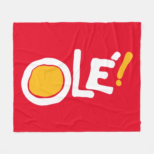 Ole! Fleece Deken (Voorkant (Horizontaal))