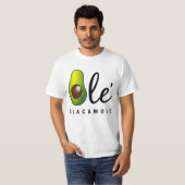 Ole Guacamole Avocado Humor T-shirt (Voorkant volledig)