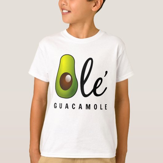 Ole Guacamole Avocado Humor T-shirt (Voorkant)