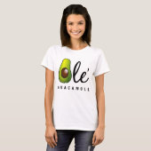 Ole Guacamole Avocado Humor T-shirt (Voorkant volledig)