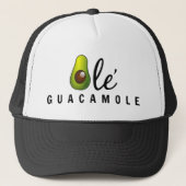 Ole Guacamole Avocado Humor Trucker Pet (Voorkant)