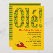 Ole! Mexicaanse themauitnodiging Kaart (Voorkant / Achterkant)