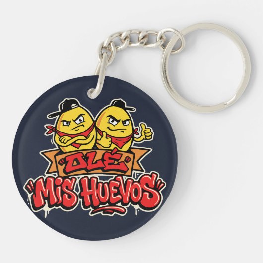 Ole mis huevos 2 sleutelhanger (Achterkant)