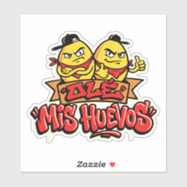 Ole mis huevos 2 sticker