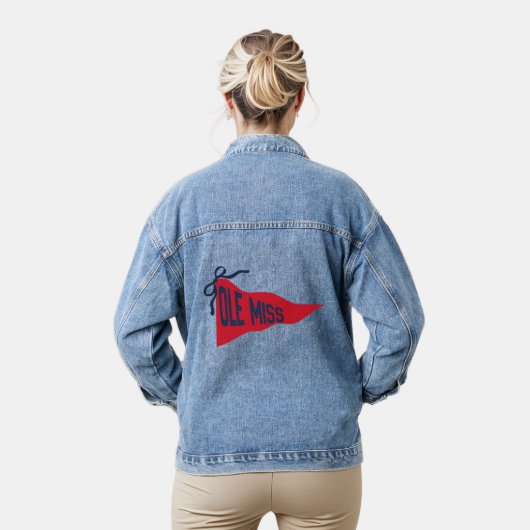 OLE MISS DENIM JAS JACKET (Model)