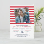 Ole Miss Football helm | Donkerblauw Aankondiging (Staand voorkant)