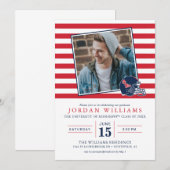 Ole Miss Football helm | Donkerblauw Aankondiging (Voorkant / Achterkant)