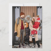 Ole Miss Football Helm | Donkerblauw Feestdagenkaart (Achterkant)