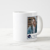 Ole Miss Football helm | Donkerblauw Grote Koffiekop (Voorkant rechts)