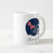 Ole Miss Football helm | Donkerblauw Grote Koffiekop (Voorkant rechts)