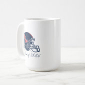 Ole Miss Football helm | Donkerblauw Koffiemok (Voorkant links)