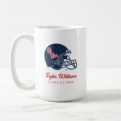 Ole Miss Football helm | Donkerblauw Koffiemok (Links)