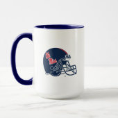 Ole Miss Football helm | Donkerblauw Mok (Links)